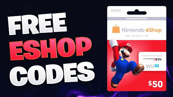 How to get free Nintendo eshop codes?