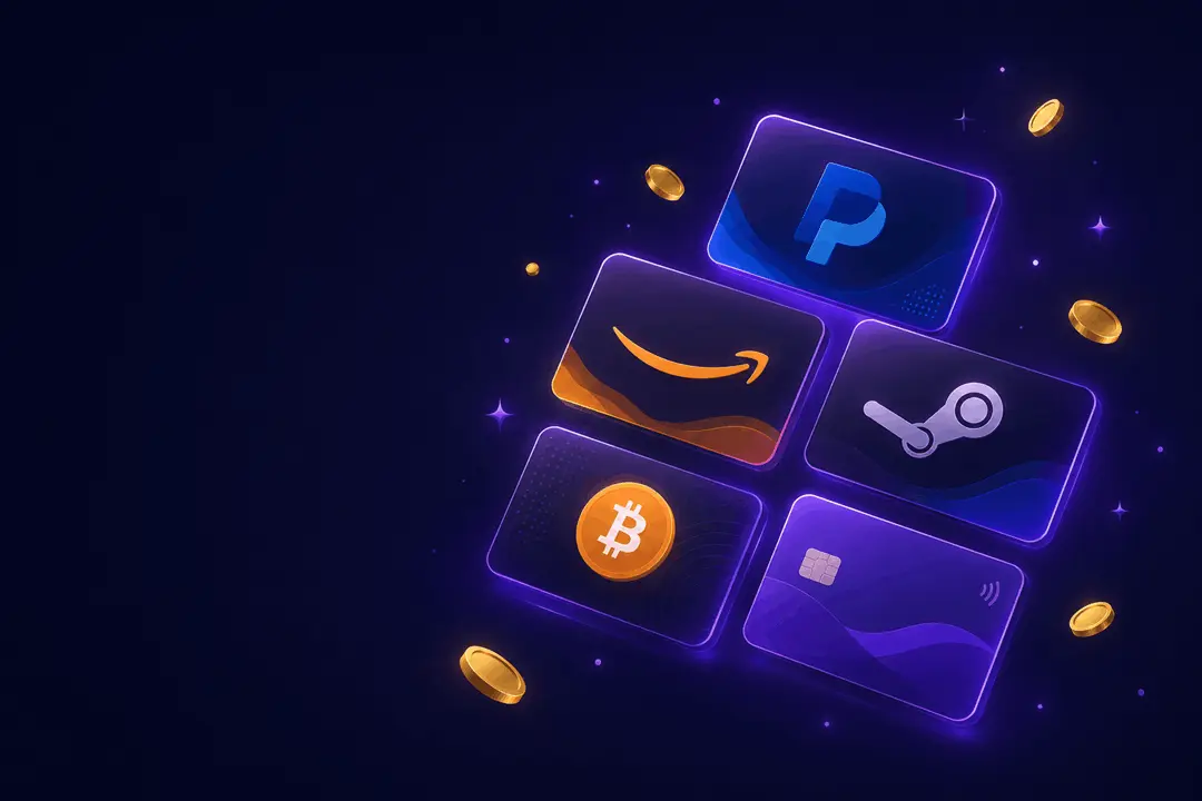 Gagnez des récompenses gratuites en ligne — cartes cadeaux, argent PayPal et crypto